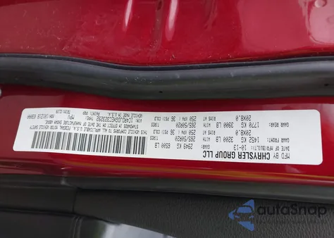 2014 Dodge Durango Limited из США, поврежденный, VIN 1C4RDJDGXEC323292